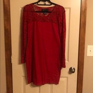 Kardashian Red lace dress